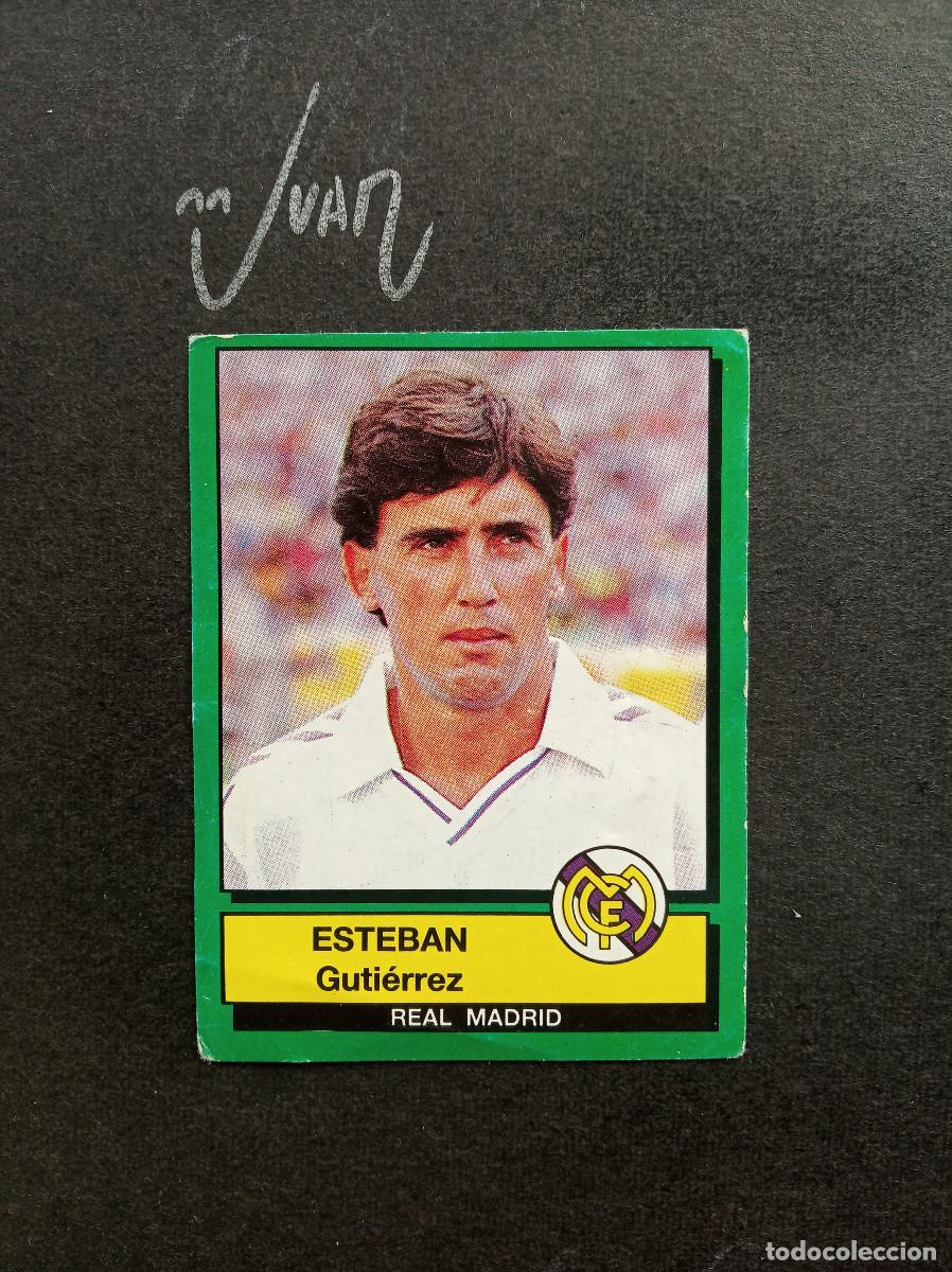 Cromos de f&uacute;tbol: N&ordm; 135 ESTEBAN REAL MADRID ESPA&Ntilde;A ⚽ PANINI &reg; LIGA FUTBOL 1989 1990 89 90 SIN PEGAR NUNCA PEGADO