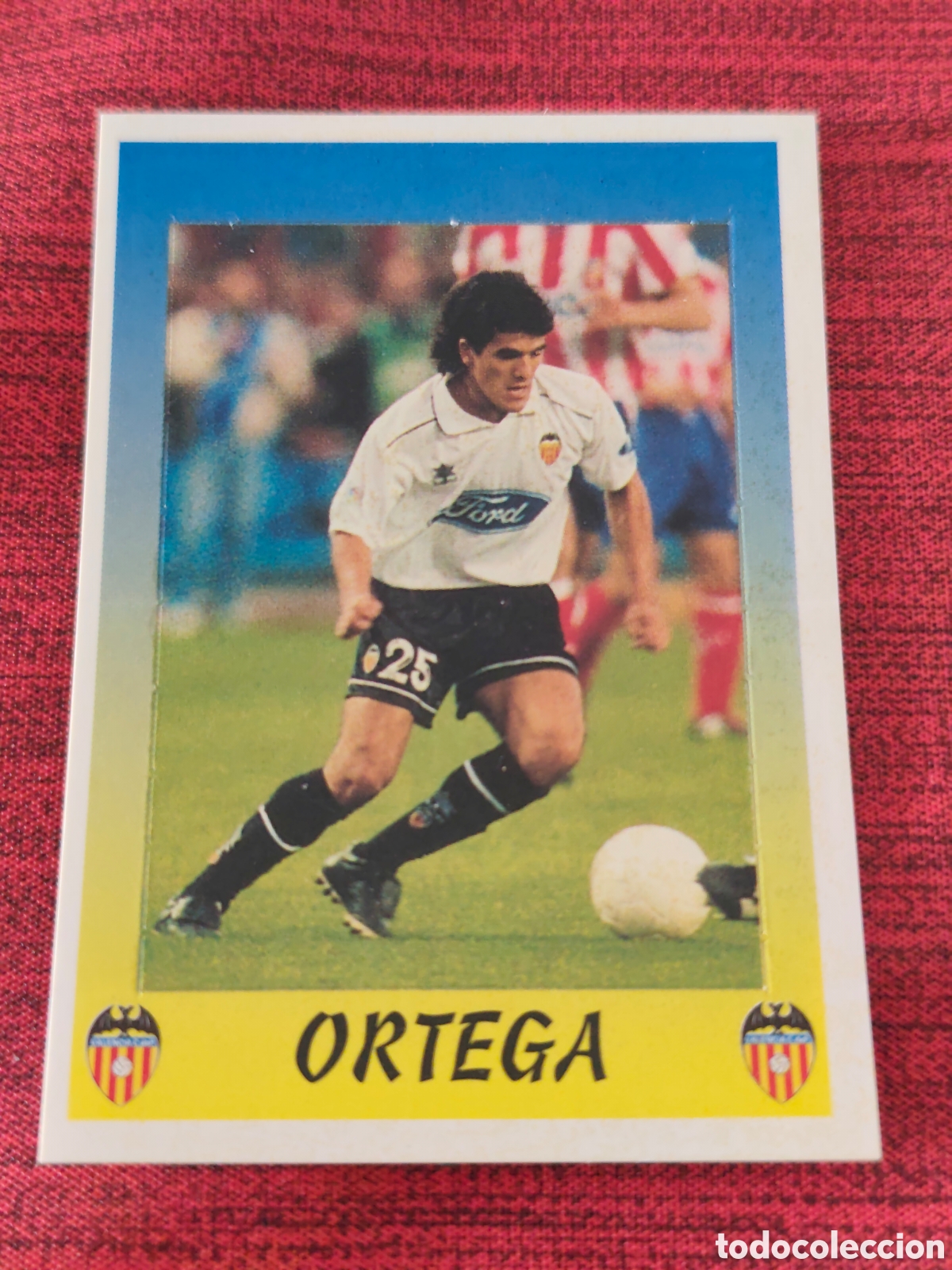 Cromos de f&uacute;tbol: 140 ORTEGA VALENCIA PANINI LIGA 1997 1998
