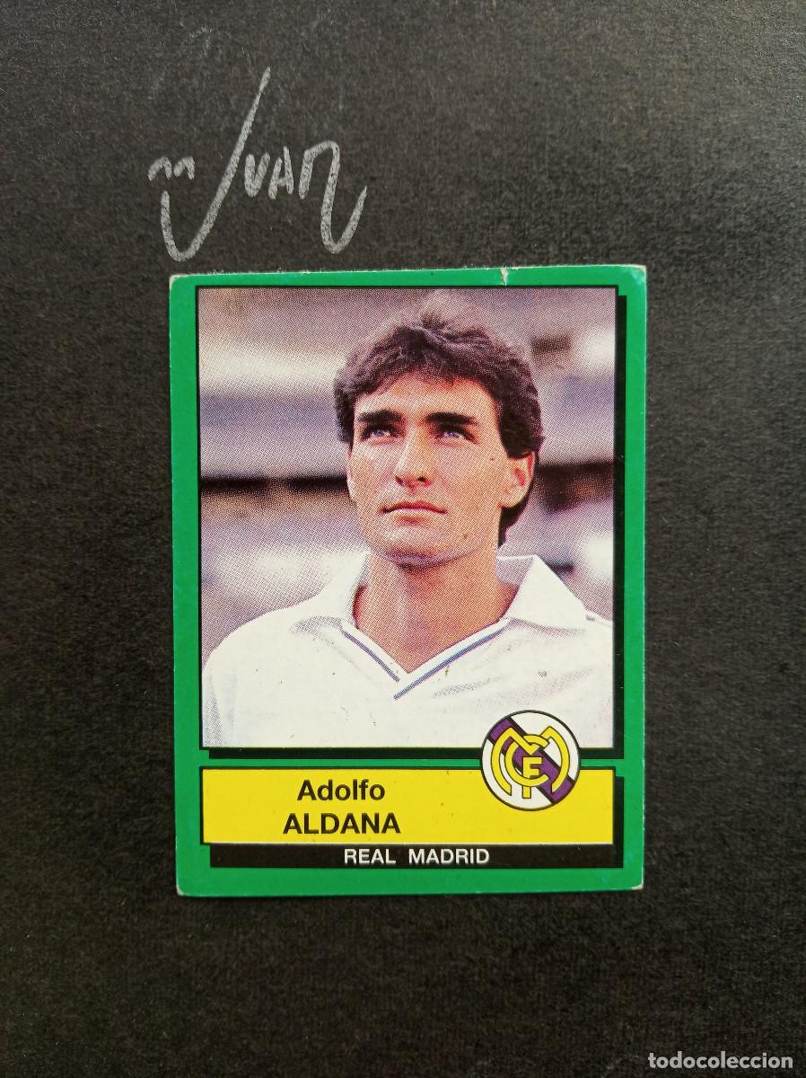 Cromos de f&uacute;tbol: N&ordm; 136 ALDANA REAL MADRID ESPA&Ntilde;A ⚽ PANINI &reg; LIGA FUTBOL 1989 1990 89 90 SIN PEGAR NUNCA PEGADO