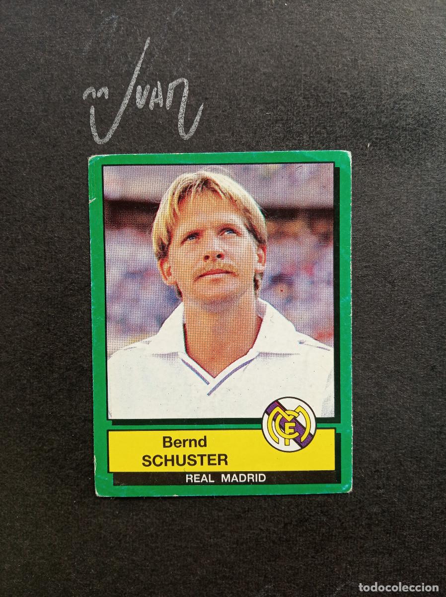 Cromos de f&uacute;tbol: N&ordm; 137 SCHUSTER REAL MADRID ALEMANIA ⚽ PANINI &reg; LIGA FUTBOL 1989 1990 89 90 SIN PEGAR NUNCA PEGADO