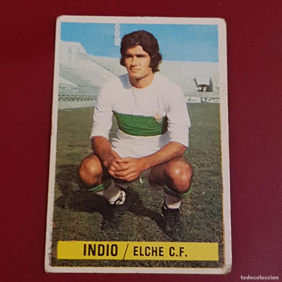 Cromos de f&uacute;tbol: ESTE - CAMPEONATOS DE LIGA 1974 1975 - 74 75 - ELCHE - INDIO - NUNCA PEGADO