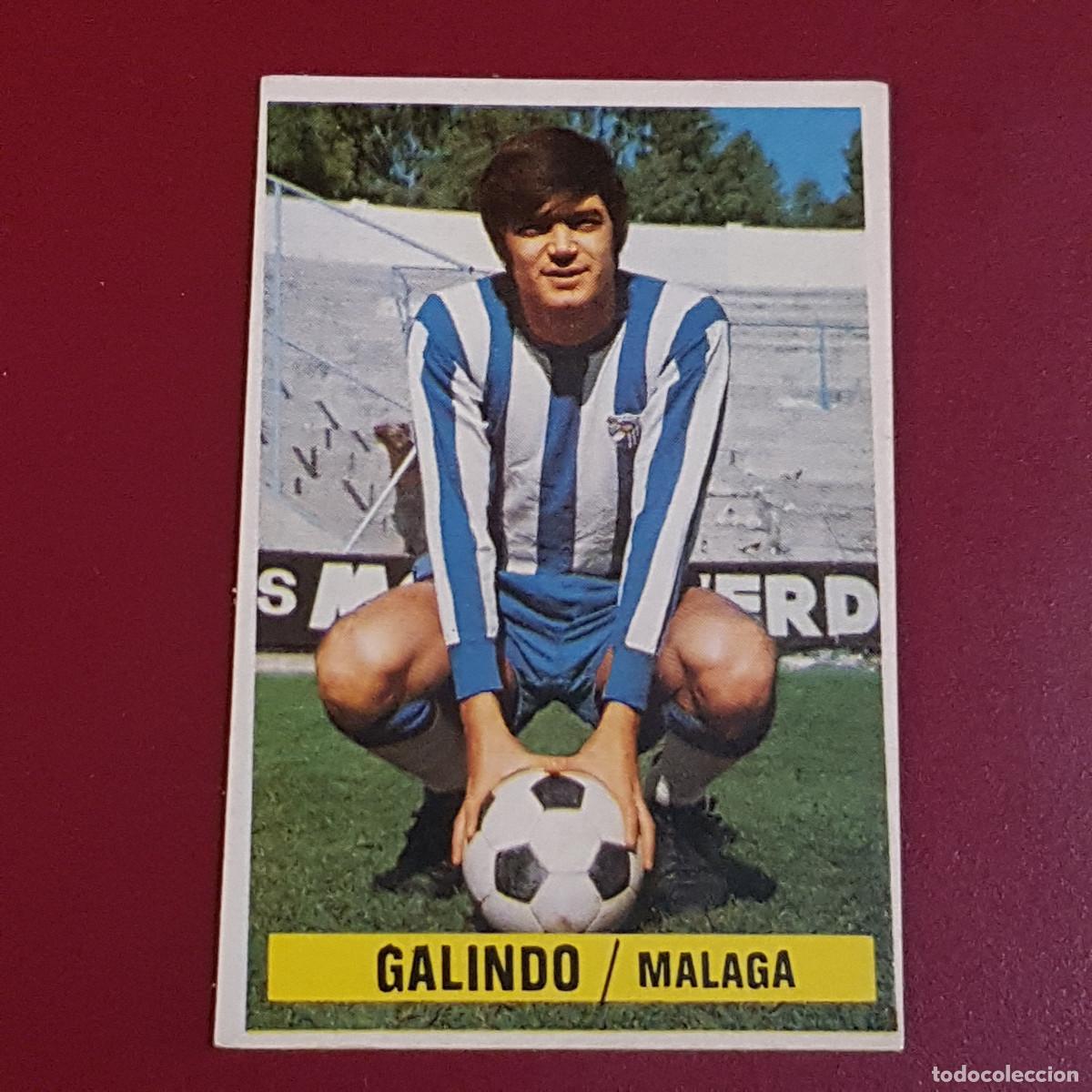 Fu&szlig;ball-Sticker: ESTE - CAMPEONATOS DE LIGA 1974 1975 - 74 75 - MALAGA - GALINDO - NUNCA PEGADO