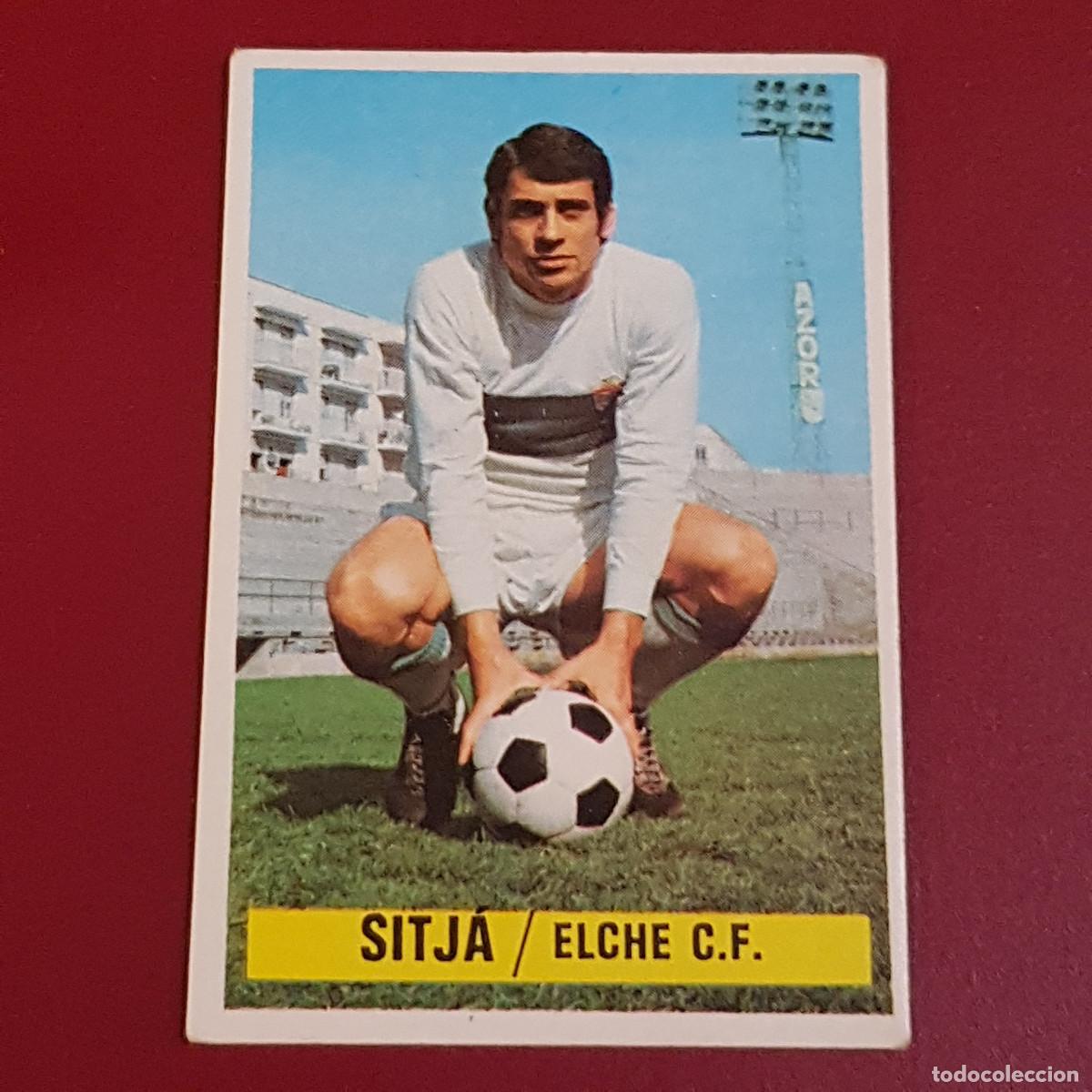 Cromos de f&uacute;tbol: ESTE - CAMPEONATOS DE LIGA 1974 1975 - 74 75 - ELCHE - SITJA - NUNCA PEGADO