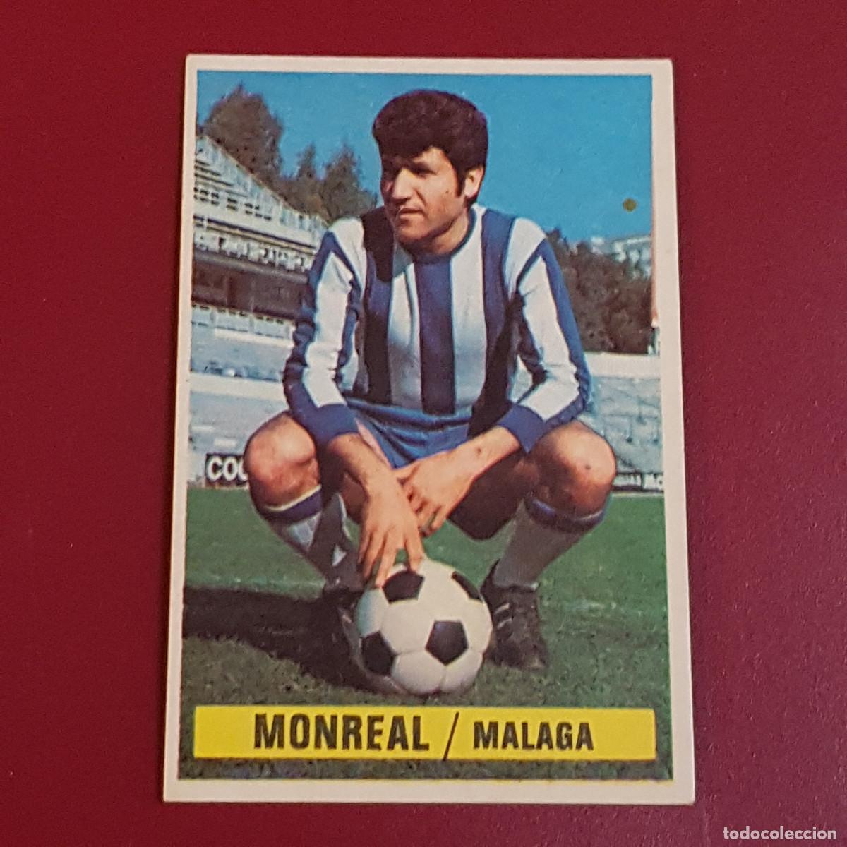 Fu&szlig;ball-Sticker: ESTE - CAMPEONATOS DE LIGA 1974 1975 - 74 75 - MALAGA - MONREAL - NUNCA PEGADO