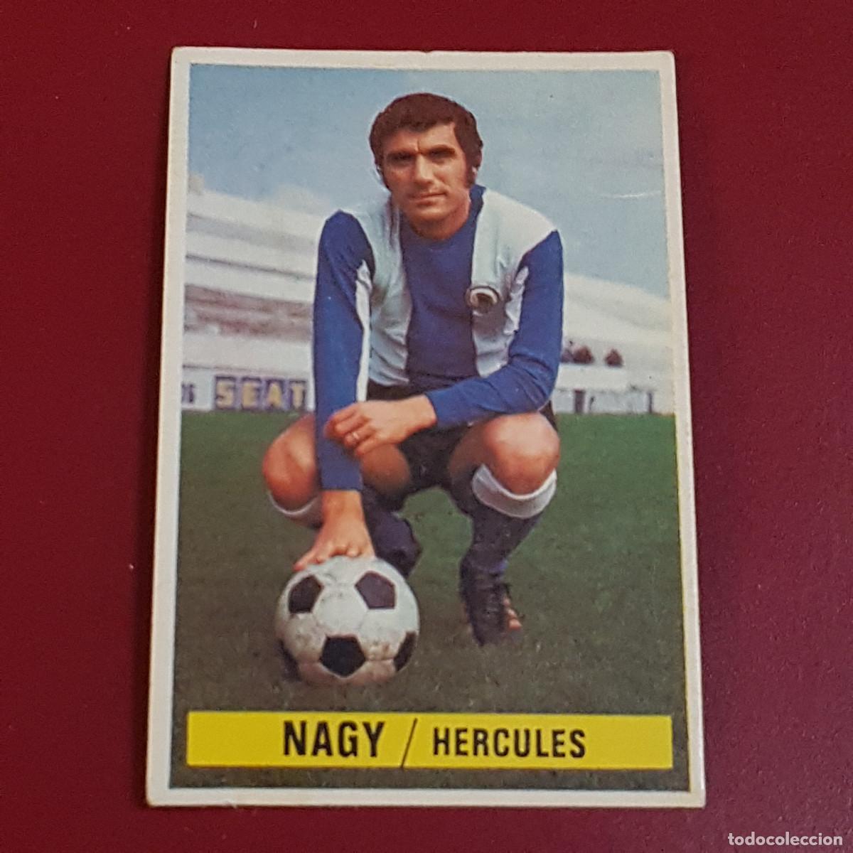 Cartes &agrave; collectionner de Football: ESTE - CAMPEONATOS DE LIGA 1974 1975 - 74 75 - HERCULES - NAGY - NUNCA PEGADO