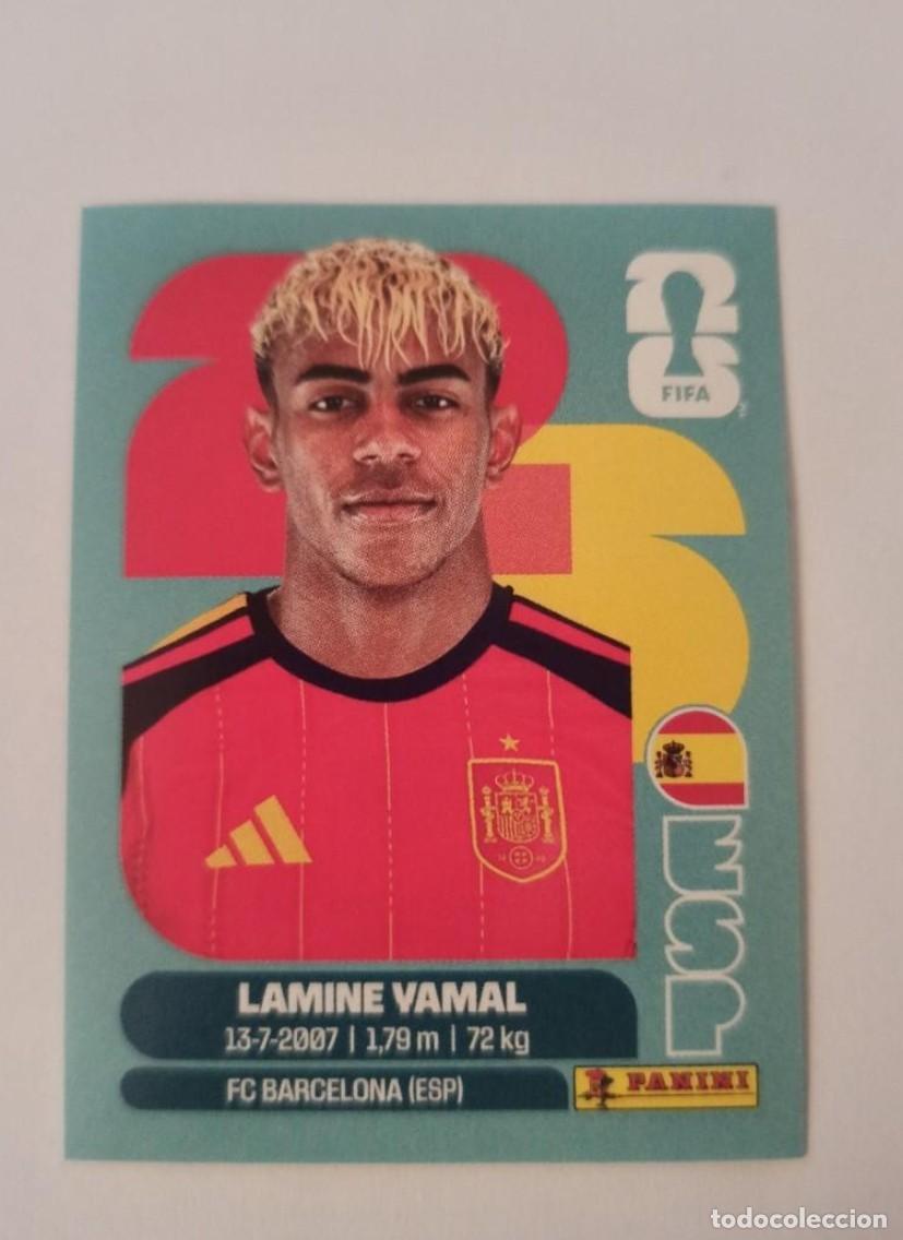 Cromos de f&uacute;tbol: ESP15 LAMINE YAMAL Espa&ntilde;a Panini fifa world cup 2026