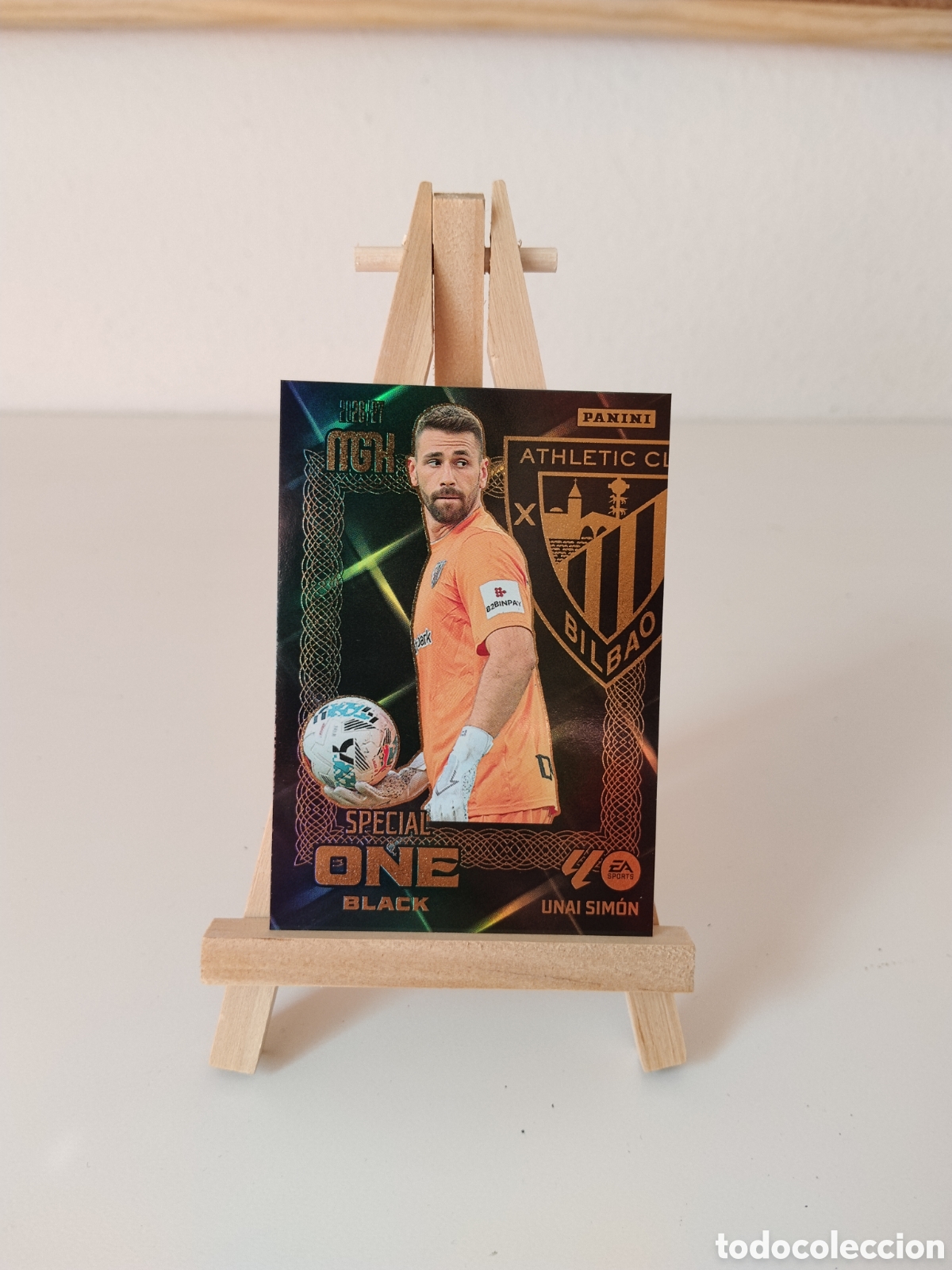 Cromos de f&uacute;tbol: Unai Simon special one black megacrack 26/27