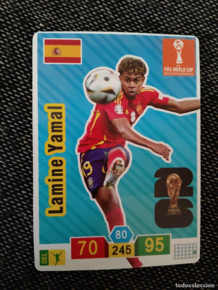 Cromos de f&uacute;tbol: Lamine yamal Espa&ntilde;a fifa world cup 2026