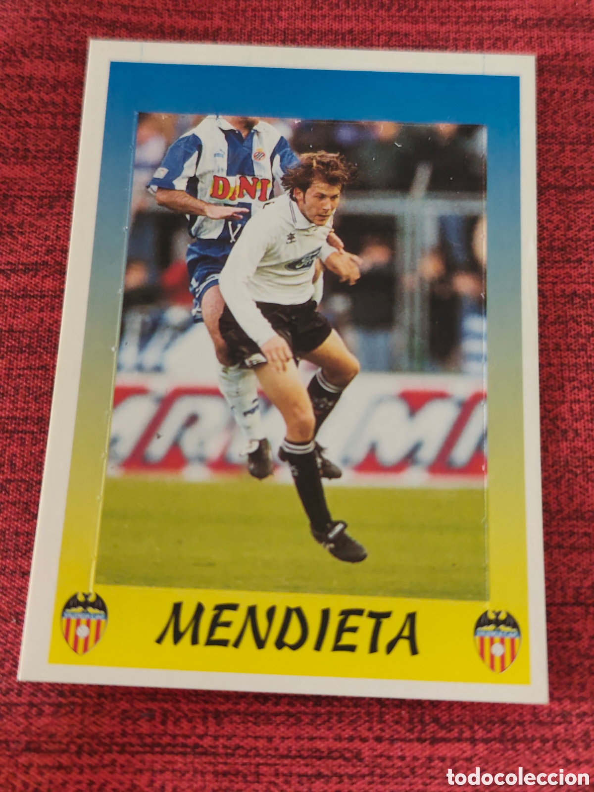 Cromos de f&uacute;tbol: 130A MENDIETA VALENCIA PANINI LIGA 1997 1998