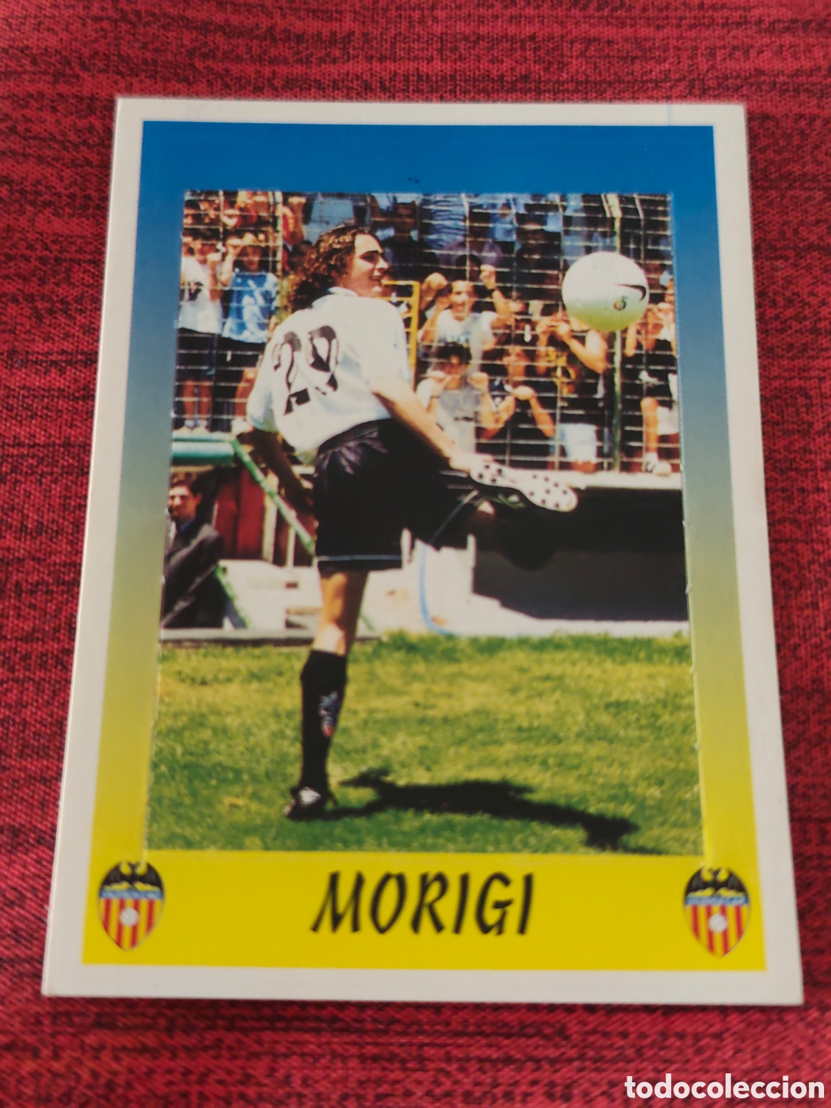 Cromos de f&uacute;tbol: COLOCA 141 MORIGI VALENCIA PANINI LIGA 1997 1998