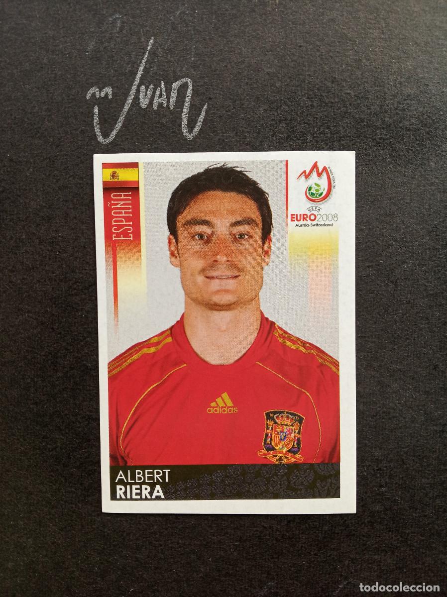 Cromos de f&uacute;tbol: N&ordm; 431 ALBERT RIERA ESPA&Ntilde;A LIVERPOOL ⚽ PANINI &reg; UEFA EURO AUSTRIA SUIZA 2008 EUROCOPA 08 SIN PEGAR