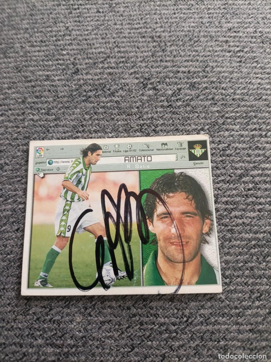 Cromos de f&uacute;tbol: Auto original de Amato Betis