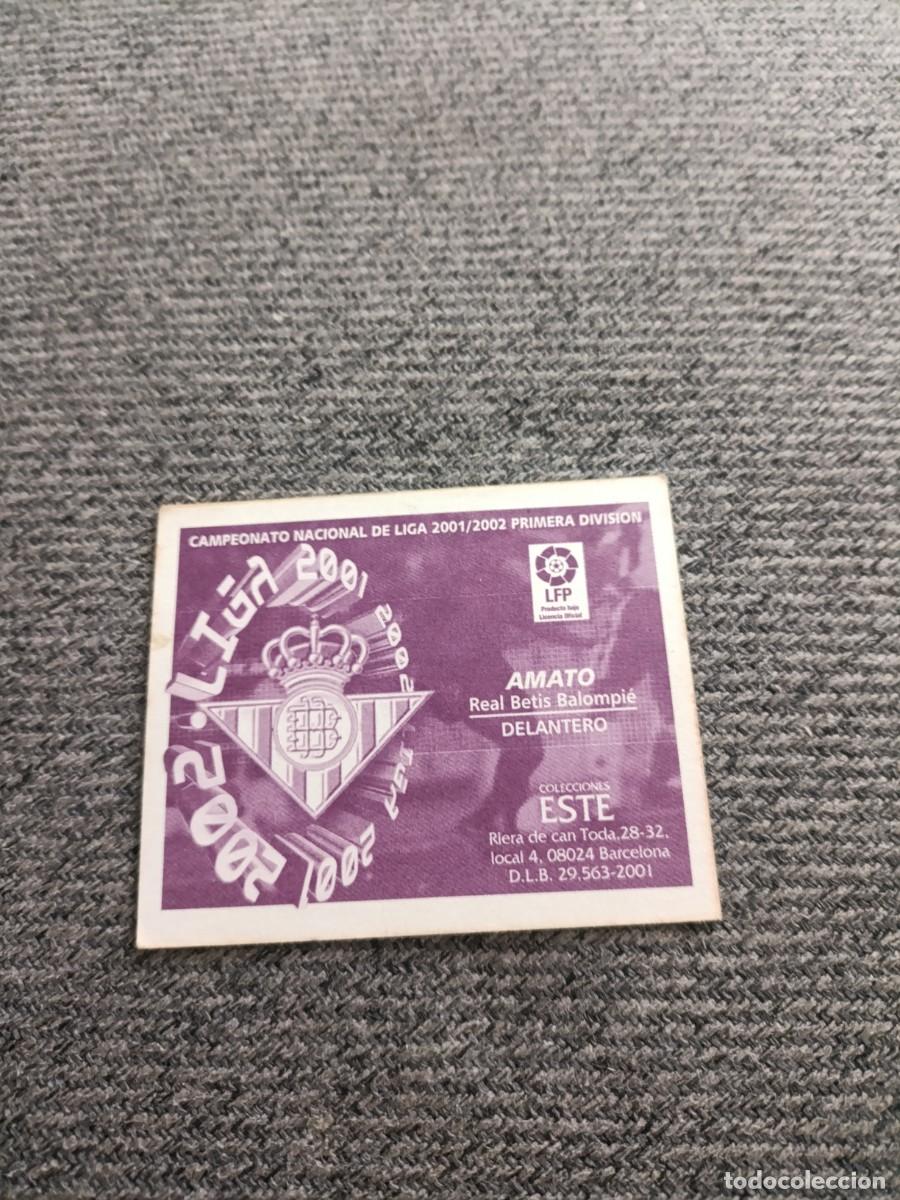 Cromos de f&uacute;tbol: Auto original de Amato Betis - Foto 2