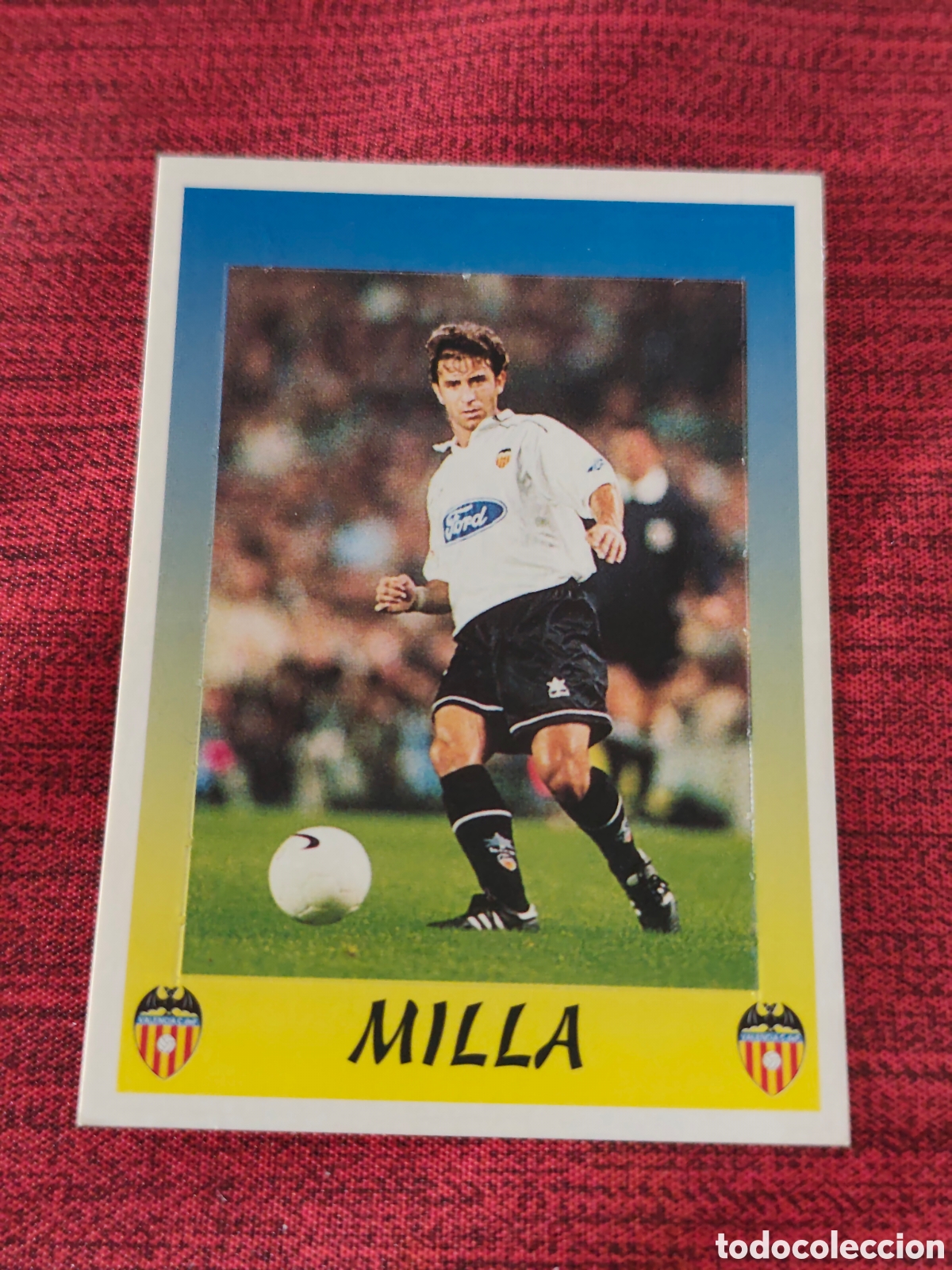 Cromos de f&uacute;tbol: 133 MILLA VALENCIA PANINI LIGA 1997 1998