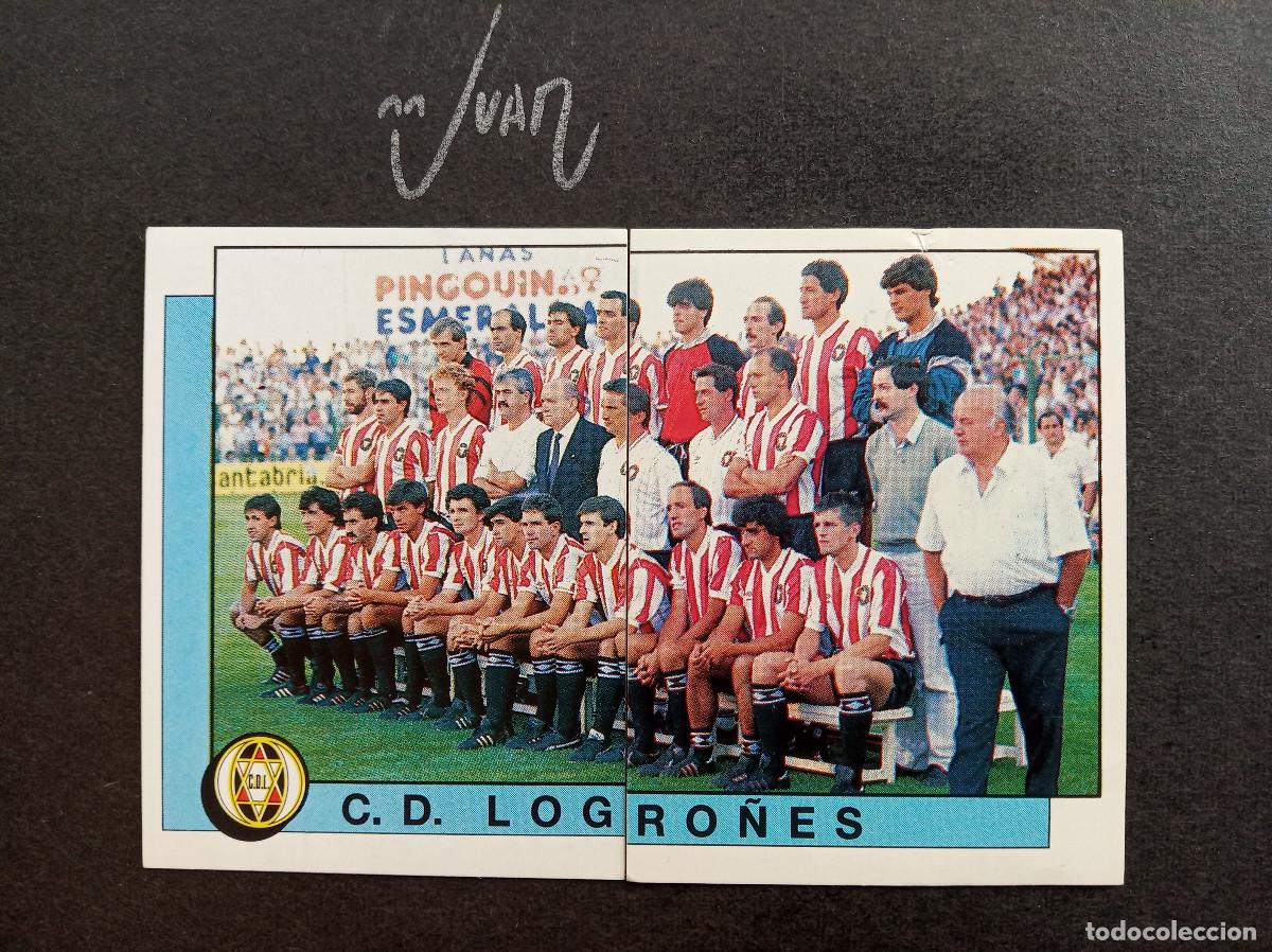 Cromos de f&uacute;tbol: N&ordm; 174 + 175 LOTE PLANTILLA LOGRO&Ntilde;ES ABADIA LOTINA ⚽ PANINI &reg; 1987 1988 87 88 LIGA FUTBOL SIN PEGAR