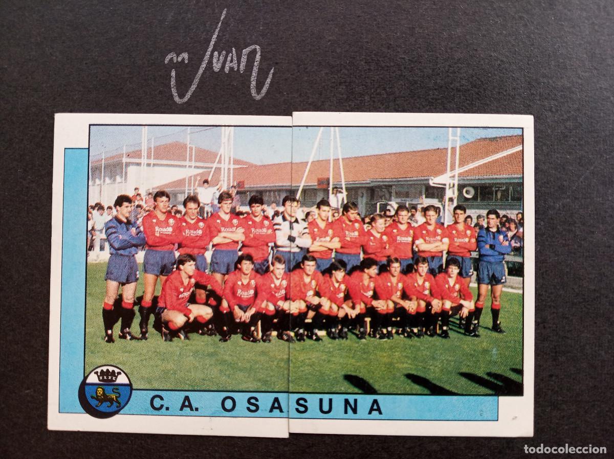Cartes &agrave; collectionner de Football: N&ordm; 270 + 271 LOTE PLANTILLA OSASUNA MICHAEL ROBINSON ⚽ PANINI&reg; 1987 1988 87 88 LIGA FUTBOL SIN PEGAR