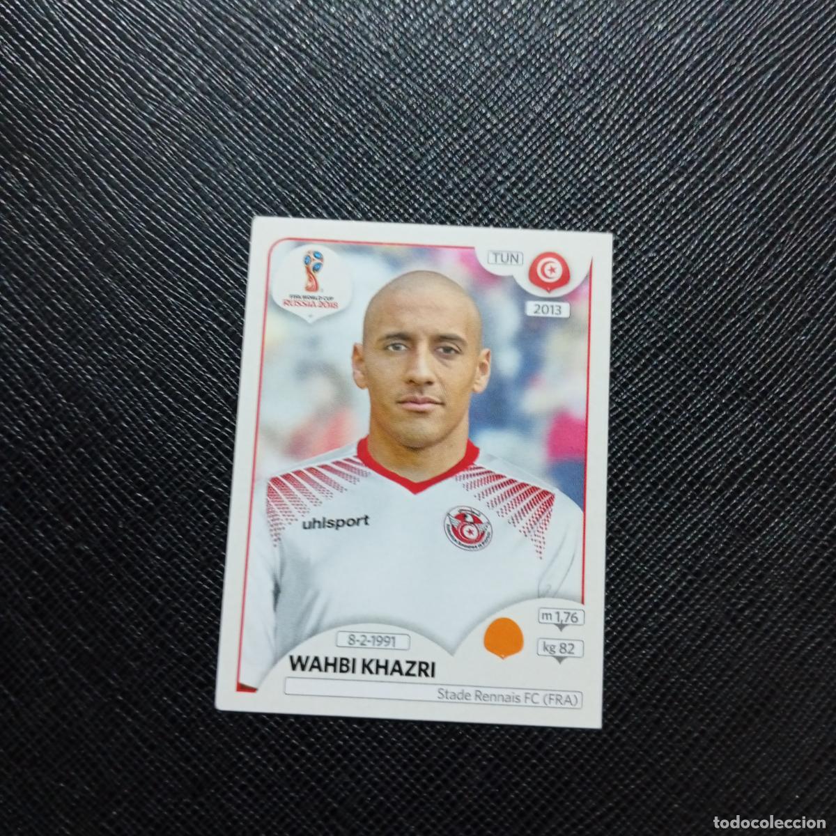 Cromos de f&uacute;tbol: 562 WAHBI KHAZRI TUNEZ PANINI MUNDIAL RUSIA 2018 CROMO FUTBOL 18 - SIN PEGAR - /CJ2