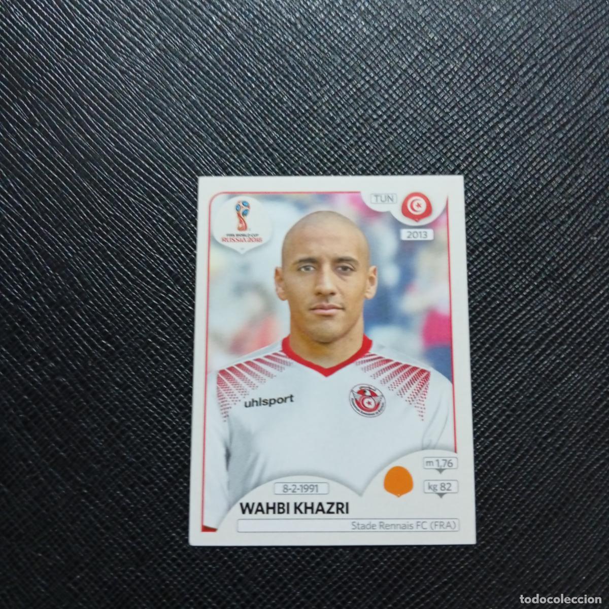 Cromos de f&uacute;tbol: 562 WAHBI KHAZRI TUNEZ PANINI MUNDIAL RUSIA 2018 CROMO FUTBOL 18 - SIN PEGAR - /CJ2 .