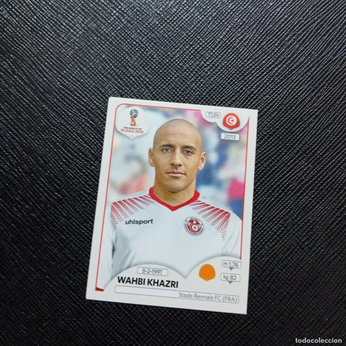 Cromos de f&uacute;tbol: 562 WAHBI KHAZRI TUNEZ PANINI MUNDIAL RUSIA 2018 CROMO FUTBOL 18 - SIN PEGAR - /CJ2 .