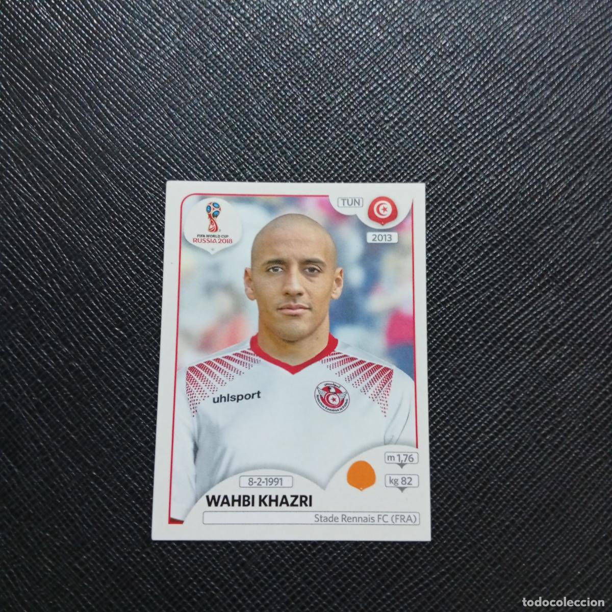 Cromos de f&uacute;tbol: 562 WAHBI KHAZRI TUNEZ PANINI MUNDIAL RUSIA 2018 CROMO FUTBOL 18 - SIN PEGAR - /CJ2 .