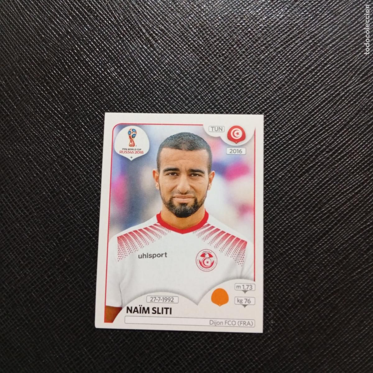 Cromos de f&uacute;tbol: 565 NAIM SLITI TUNEZ PANINI MUNDIAL RUSIA 2018 CROMO FUTBOL 18 - SIN PEGAR - /CJ2