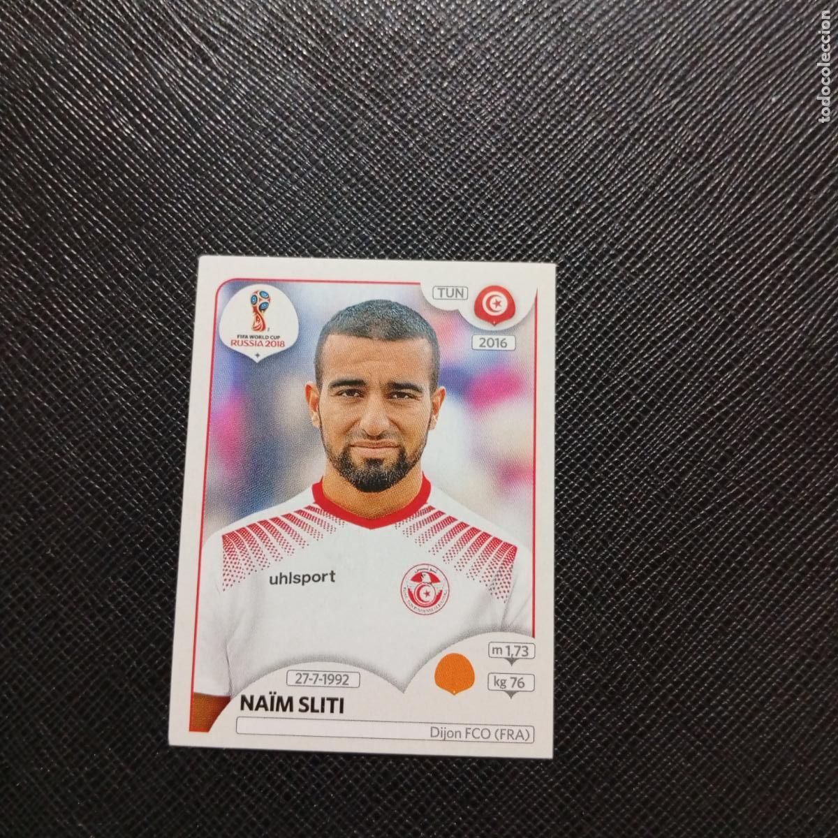 Cromos de f&uacute;tbol: 565 NAIM SLITI TUNEZ PANINI MUNDIAL RUSIA 2018 CROMO FUTBOL 18 - SIN PEGAR - /CJ2