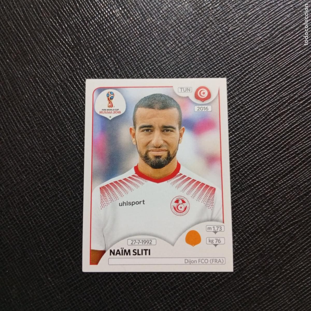 Cromos de f&uacute;tbol: 565 NAIM SLITI TUNEZ PANINI MUNDIAL RUSIA 2018 CROMO FUTBOL 18 - SIN PEGAR - /CJ2 .