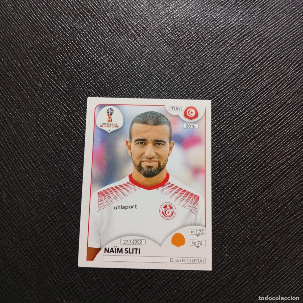Cromos de f&uacute;tbol: 565 NAIM SLITI TUNEZ PANINI MUNDIAL RUSIA 2018 CROMO FUTBOL 18 - SIN PEGAR - /CJ2 .
