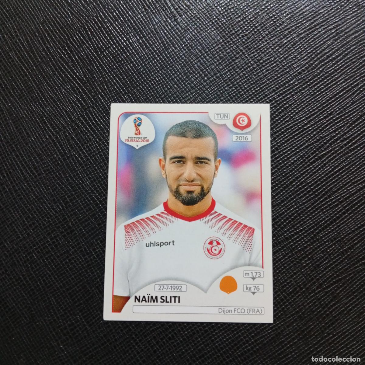 Cromos de f&uacute;tbol: 565 NAIM SLITI TUNEZ PANINI MUNDIAL RUSIA 2018 CROMO FUTBOL 18 - SIN PEGAR - /CJ2 ..