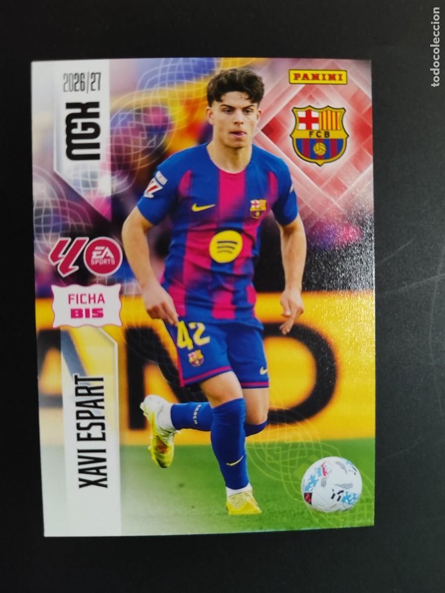 Cromos de f&uacute;tbol: TERCERA EDICION MEGACRACKS 26/27 3&ordf; EDICION CARD FICHA BIS XAVI ESPART FC BARCELONA # 76BIS