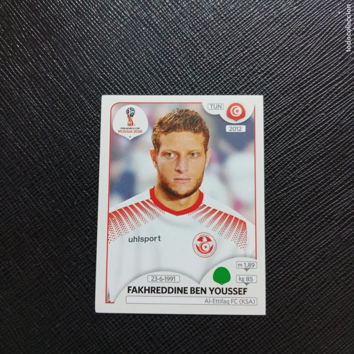 Fu&szlig;ball-Sticker: 567 BEN YOUSSEF TUNEZ PANINI MUNDIAL RUSIA 2018 CROMO FUTBOL 18 - SIN PEGAR - /CJ2