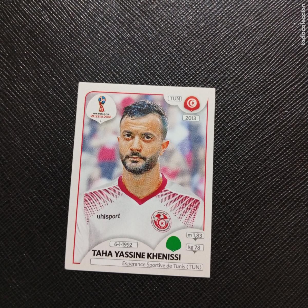 Fu&szlig;ball-Sticker: 568 KHENISSI TUNEZ PANINI MUNDIAL RUSIA 2018 CROMO FUTBOL 18 - SIN PEGAR - /CJ2