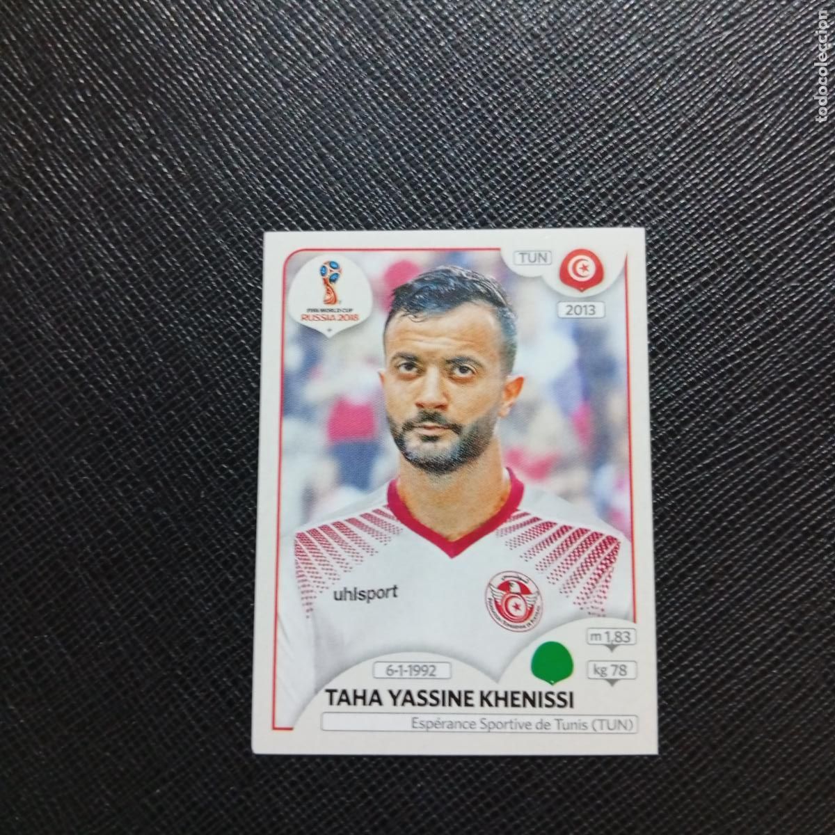 Football Stickers: 568 KHENISSI TUNEZ PANINI MUNDIAL RUSIA 2018 CROMO FUTBOL 18 - SIN PEGAR - /CJ2