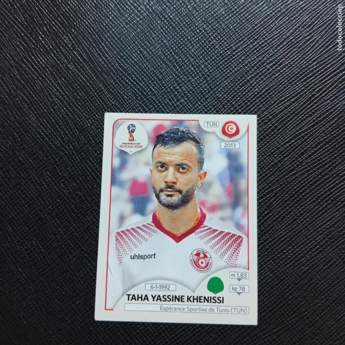 Fu&szlig;ball-Sticker: 568 KHENISSI TUNEZ PANINI MUNDIAL RUSIA 2018 CROMO FUTBOL 18 - SIN PEGAR - /CJ2 .