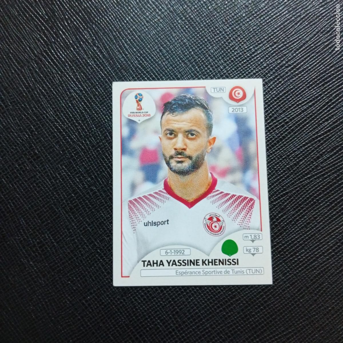 Fu&szlig;ball-Sticker: 568 KHENISSI TUNEZ PANINI MUNDIAL RUSIA 2018 CROMO FUTBOL 18 - SIN PEGAR - /CJ2 ..