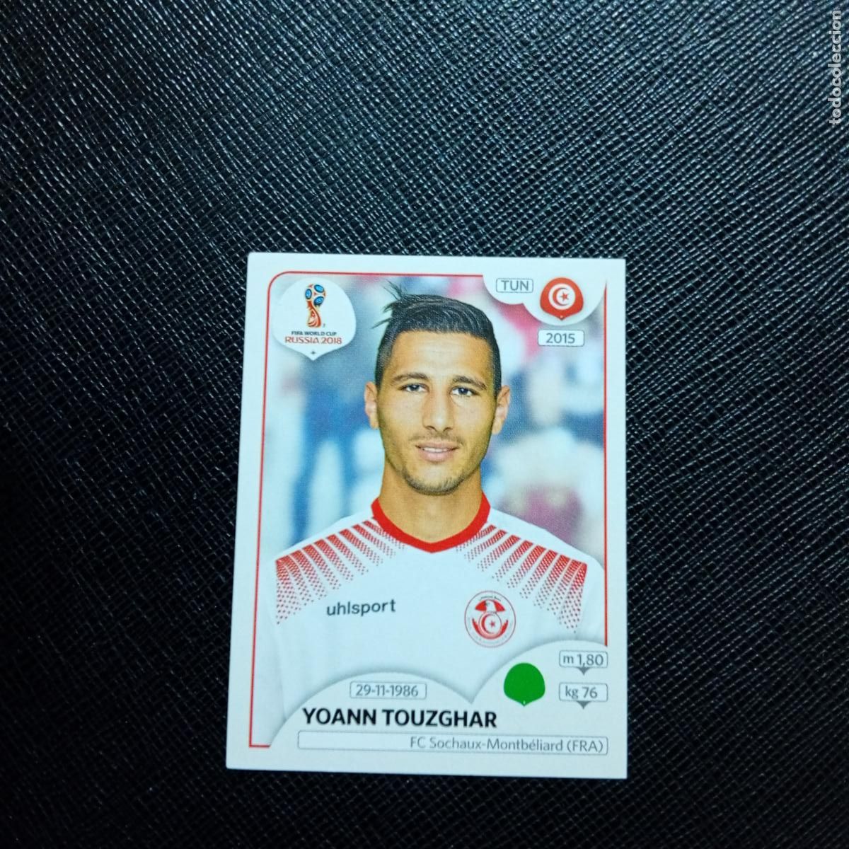 Fu&szlig;ball-Sticker: 569 TOUZGHAR TUNEZ PANINI MUNDIAL RUSIA 2018 CROMO FUTBOL 18 - SIN PEGAR - /CJ2 ..