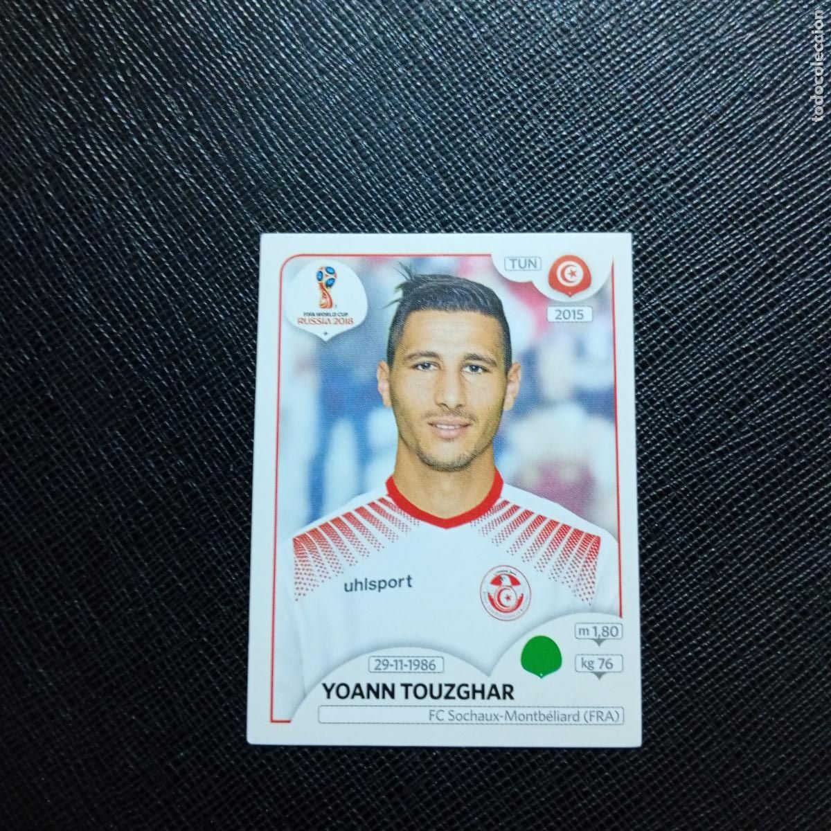 Figurine di Calcio: 569 TOUZGHAR TUNEZ PANINI MUNDIAL RUSIA 2018 CROMO FUTBOL 18 - SIN PEGAR - /CJ2 ....