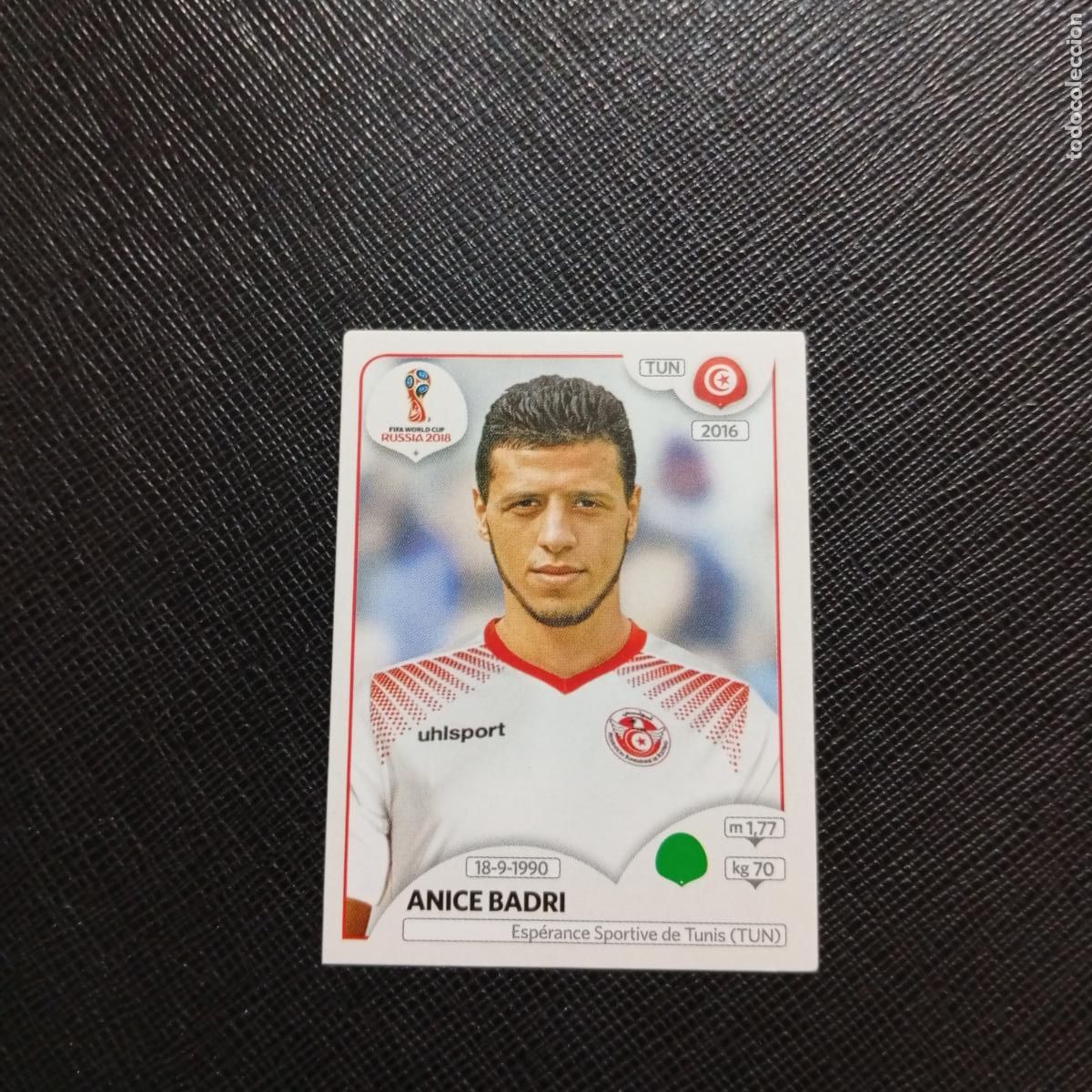 Cromos de f&uacute;tbol: 570 ANICE BADRI TUNEZ PANINI MUNDIAL RUSIA 2018 CROMO FUTBOL 18 - SIN PEGAR - /CJ2 ....