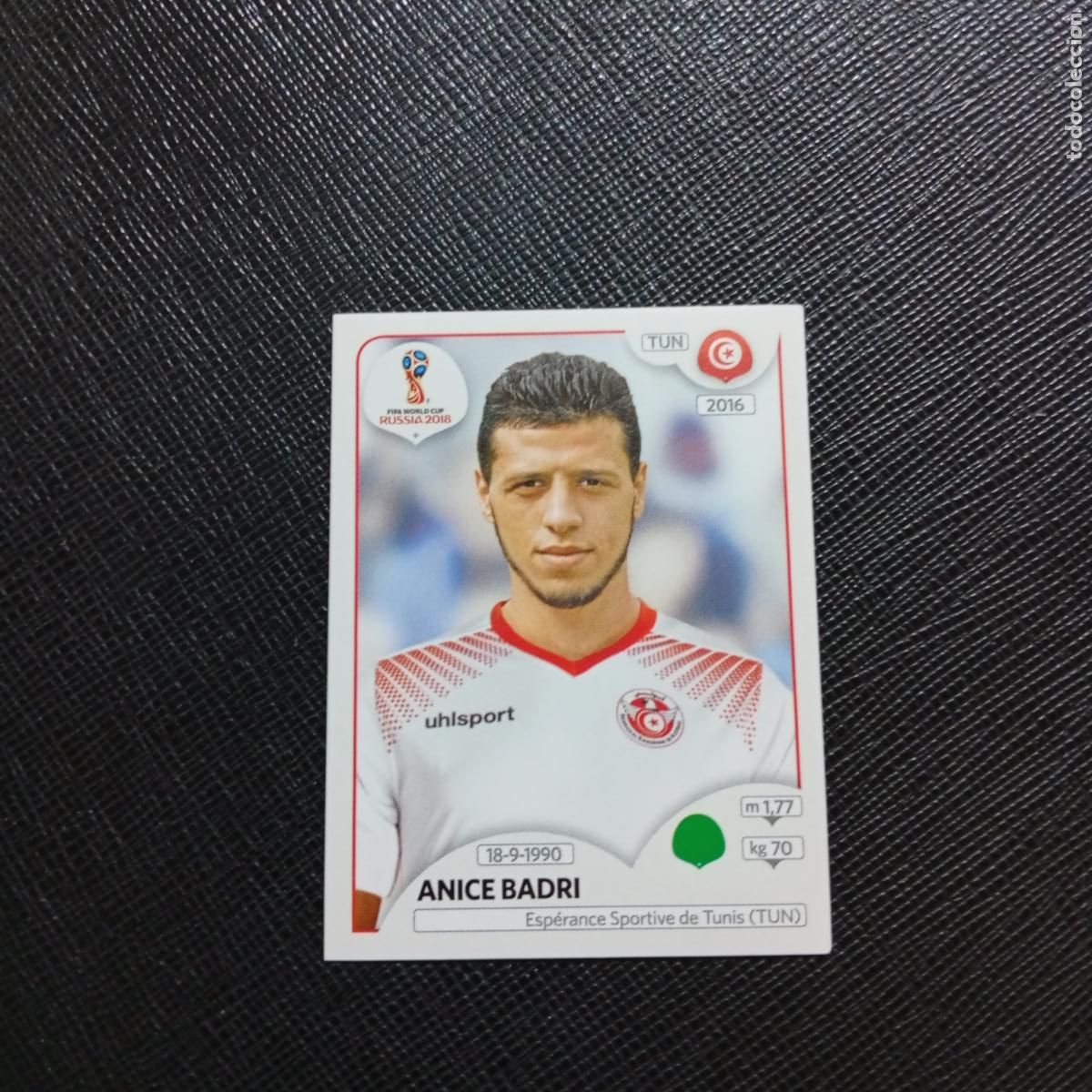 Cromos de f&uacute;tbol: 570 ANICE BADRI TUNEZ PANINI MUNDIAL RUSIA 2018 CROMO FUTBOL 18 - SIN PEGAR - /CJ2 ...