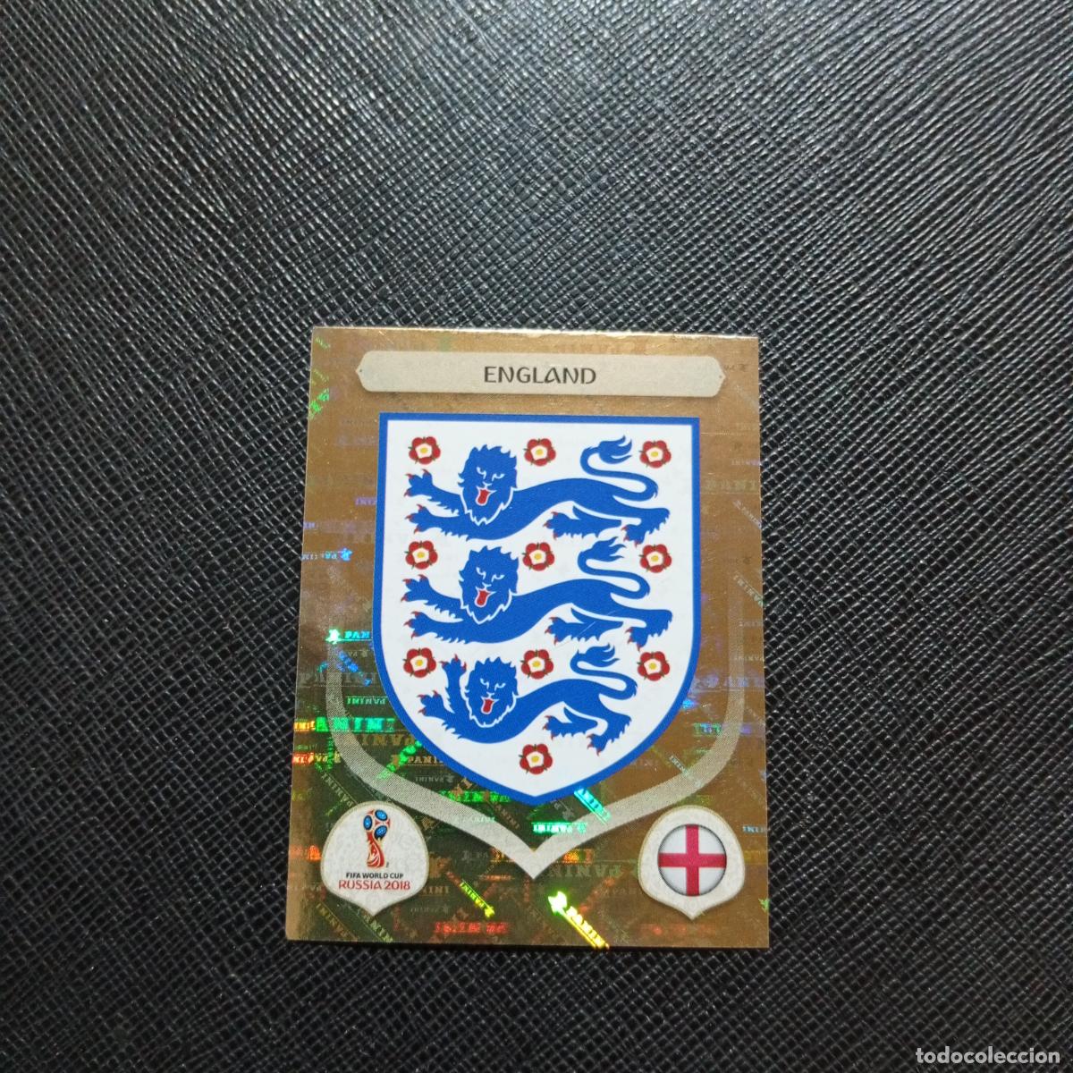 Fu&szlig;ball-Sticker: 572 ESCUDO INGLATERRA PANINI MUNDIAL RUSIA 2018 CROMO FUTBOL 18 - SIN PEGAR - /CJ2 .