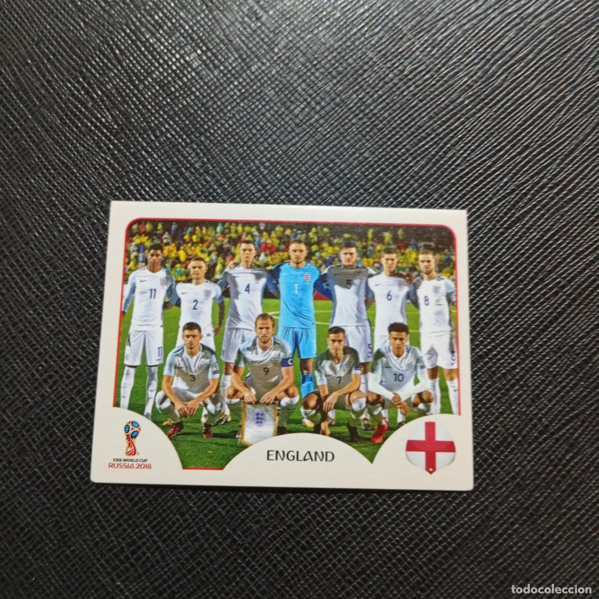 Cartes &agrave; collectionner de Football: 573 ALINEACION INGLATERRA PANINI MUNDIAL RUSIA 2018 CROMO FUTBOL 18 - SIN PEGAR - /CJ2