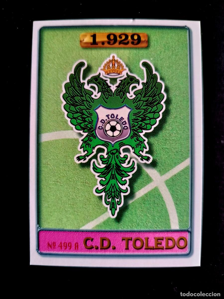 Cromos de f&uacute;tbol: 499 ESCUDO TOLEDO, POR DETR&Aacute;S FELIPE HERRERO - 2&ordm; DIVISI&Oacute;N MUNDICROMO 96/97