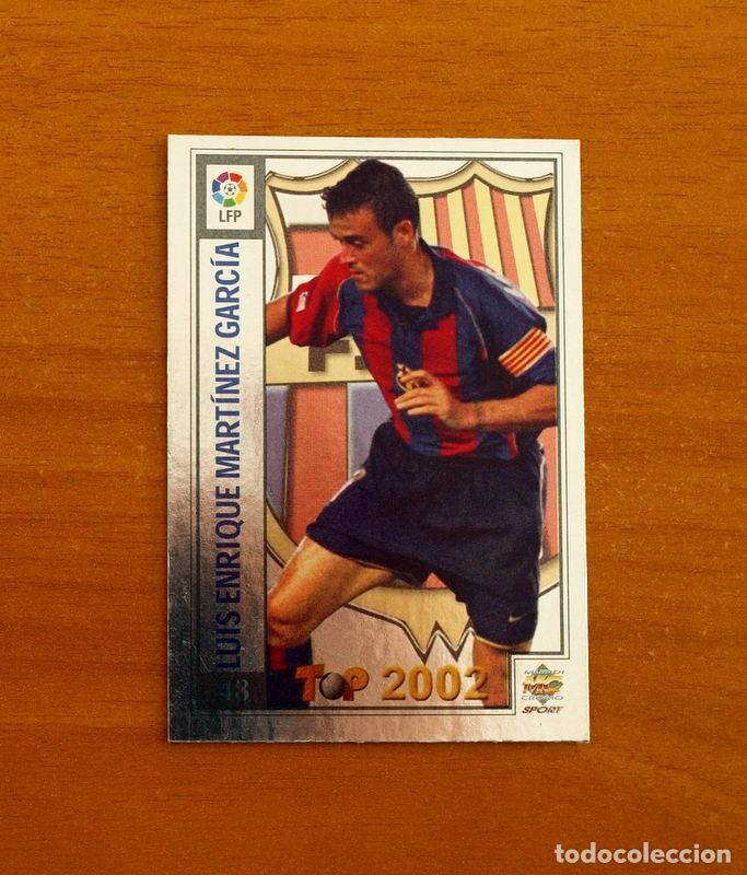 Cromos de f&uacute;tbol: Barcelona - N&ordm; 48 Luis Enrique - Top - Mundicromo Las Fichas de la Liga 2001-2002, 01-02