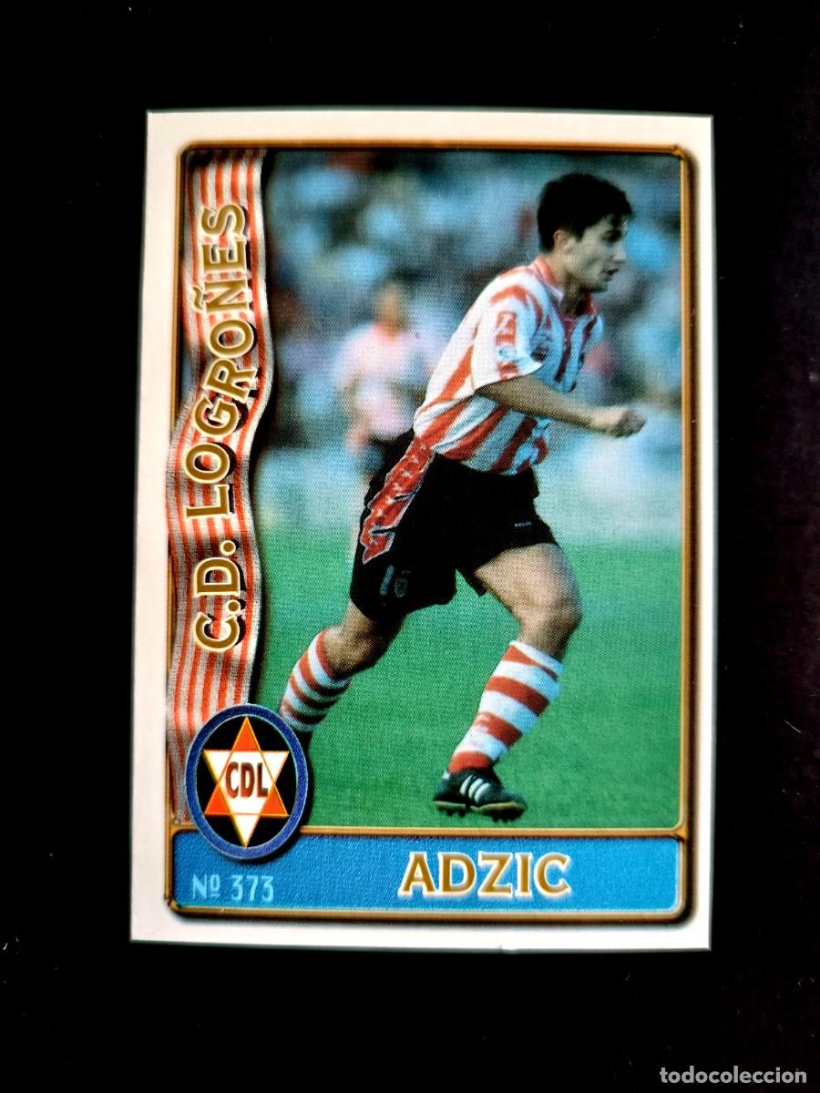 Cromos de f&uacute;tbol: 373 ADZIC, ROOKIE CON EL C.D. LOGRO&Ntilde;&Eacute;S - MUNDICROMO 96/97
