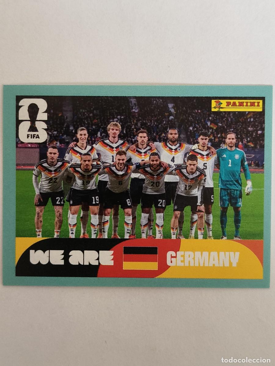 Cromos de f&uacute;tbol: #GER13 ALINEACION (ALEMANIA) MUNDIAL 2026 PANINI