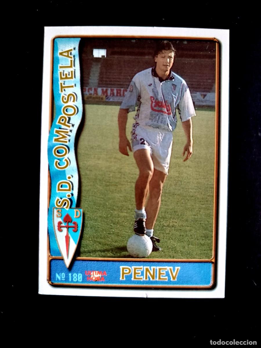 Cromos de f&uacute;tbol: 180 PENEV (&Uacute;LTIMA HORA) - S.D. COMPOSTELA - MUNDICROMO 96/97
