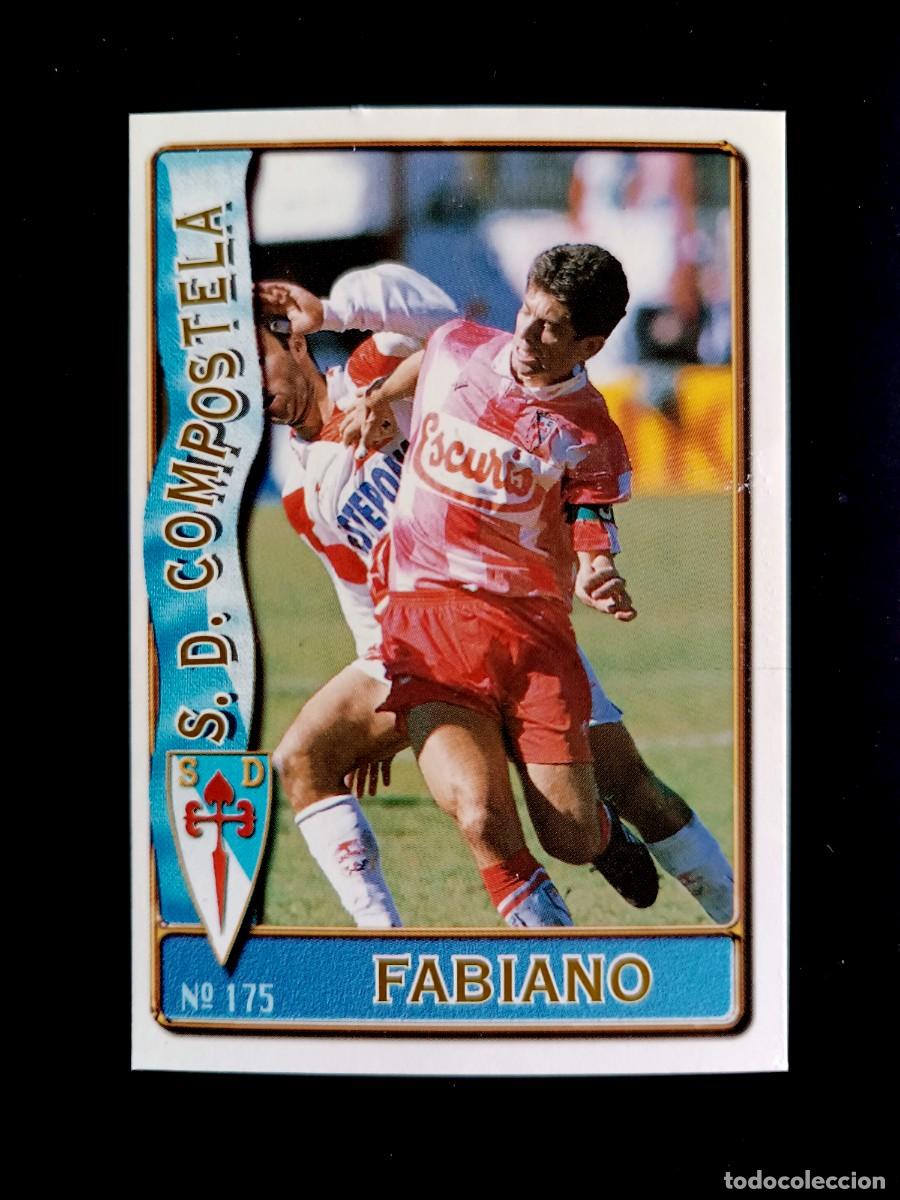 Cromos de f&uacute;tbol: 175 FABIANO - S.D. COMPOSTELA - MUNDICROMO 96/97
