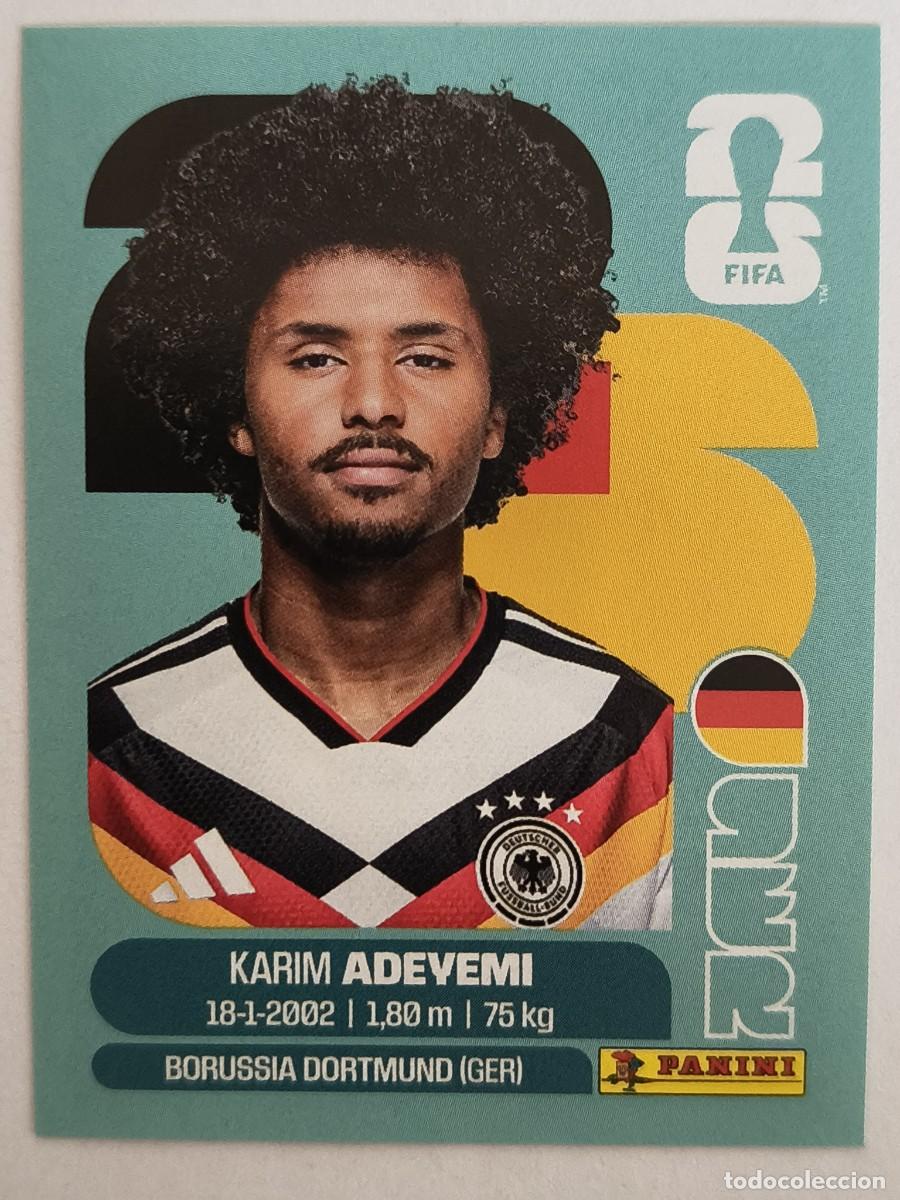 Cromos de f&uacute;tbol: #GER19 ADEYEMI (ALEMANIA) MUNDIAL 2026 PANINI