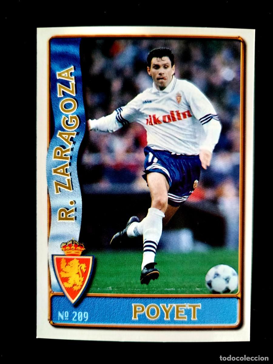 Cromos de f&uacute;tbol: 209 GUSTAVO POYET - REAL ZARAGOZA - MUNDICROMO 96/97