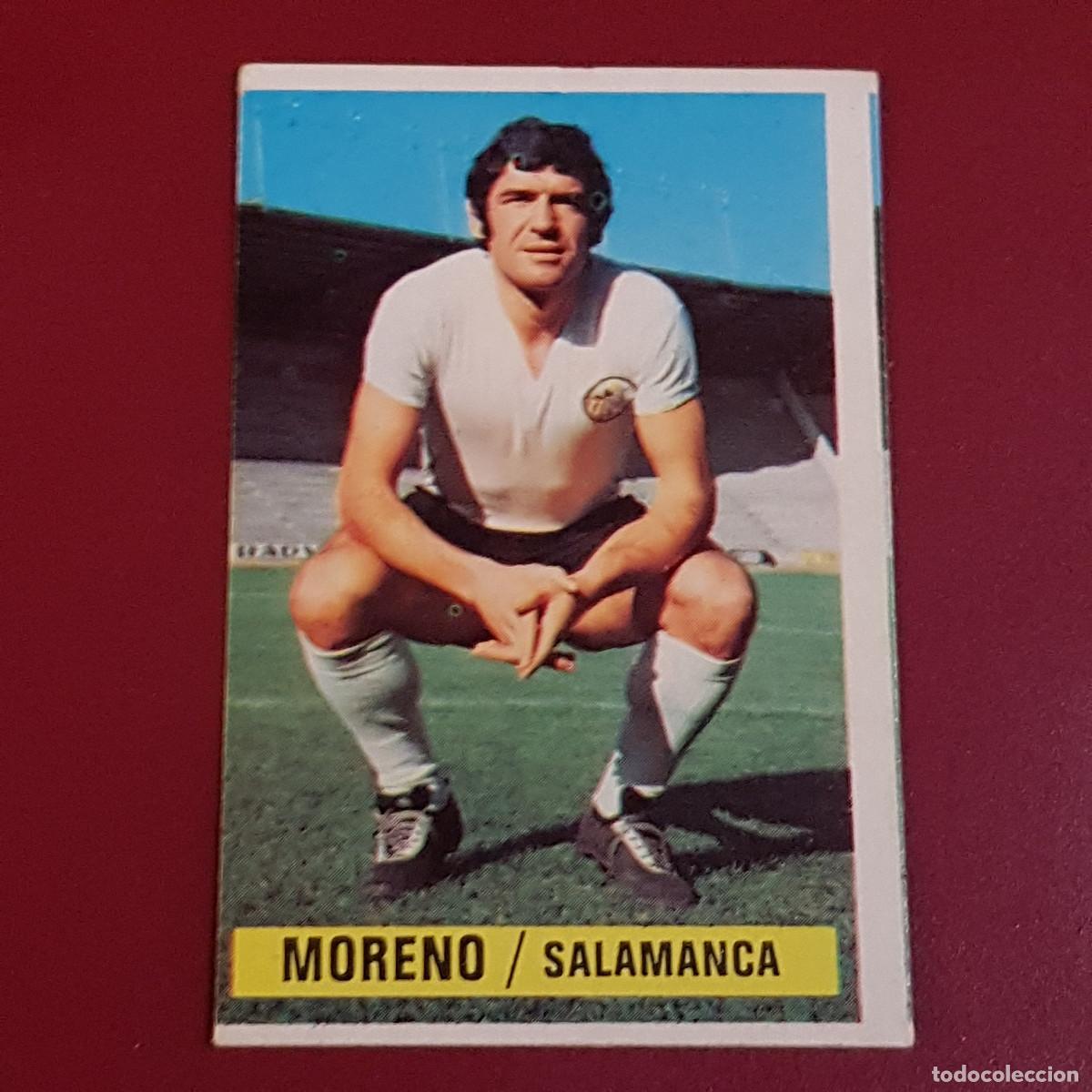 Cromos de f&uacute;tbol: ESTE - CAMPEONATOS DE LIGA 1974 1975 - 74 75 - SALAMANCA - MORENO - NUNCA PEGADO